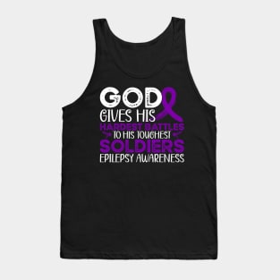 Epilepsy Warrior Support Epilepsy Awareness Tank Top